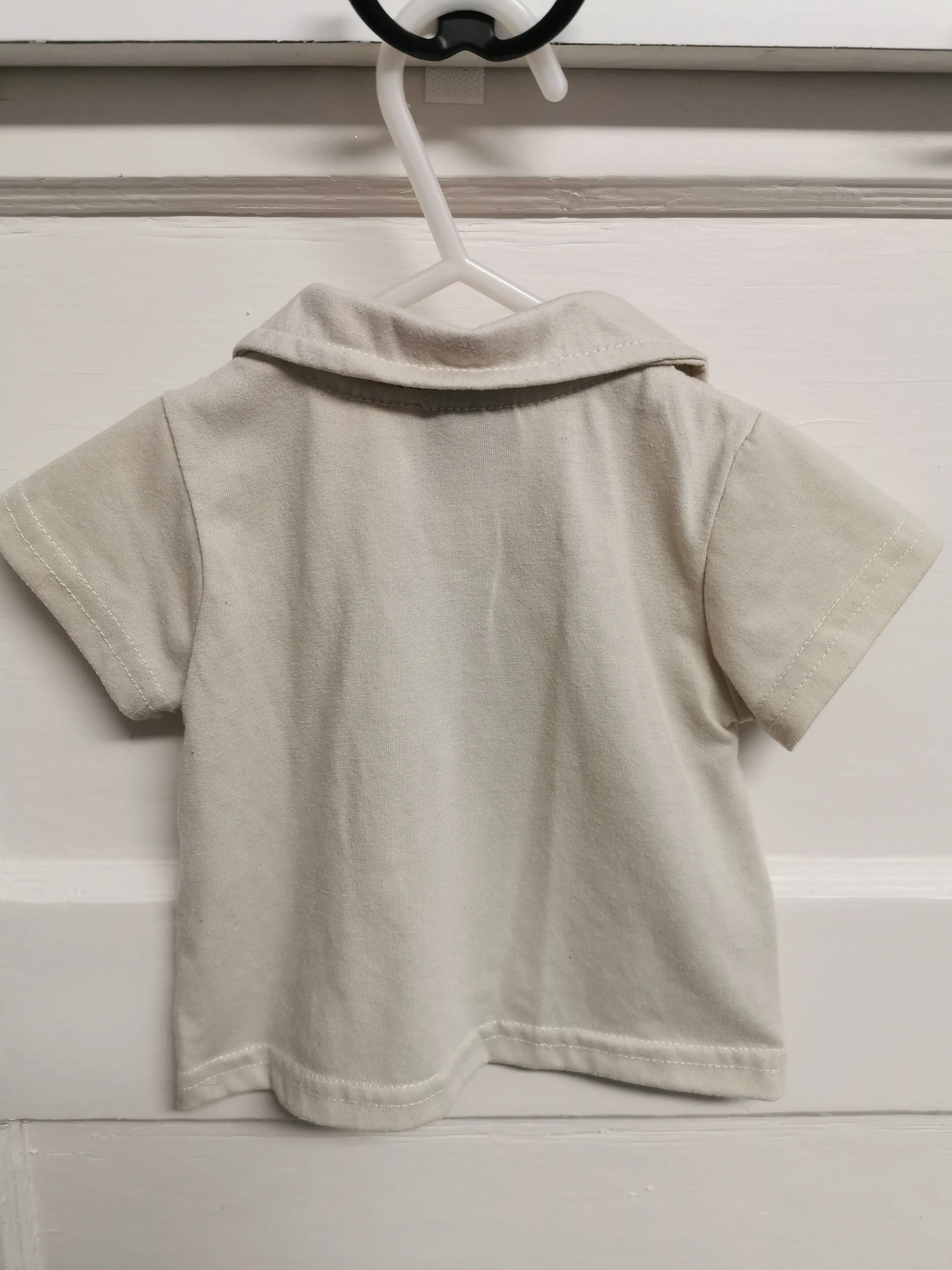 BABY BOY SIZE 6/9 MONTHS - BABY REBELS, Soft Graphic Polo T-shirt EUC B50