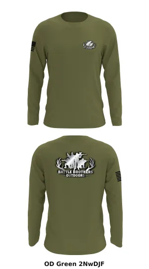 Battle Brothers Outdoors Store 1 Core Men's LS Performance Tee - 2NwDJF