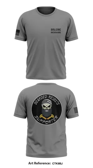 Bearded Rejects Law Enforcement Motorcycle Club Store 1 Core Men's SS Performance Tee - ctk9Bj