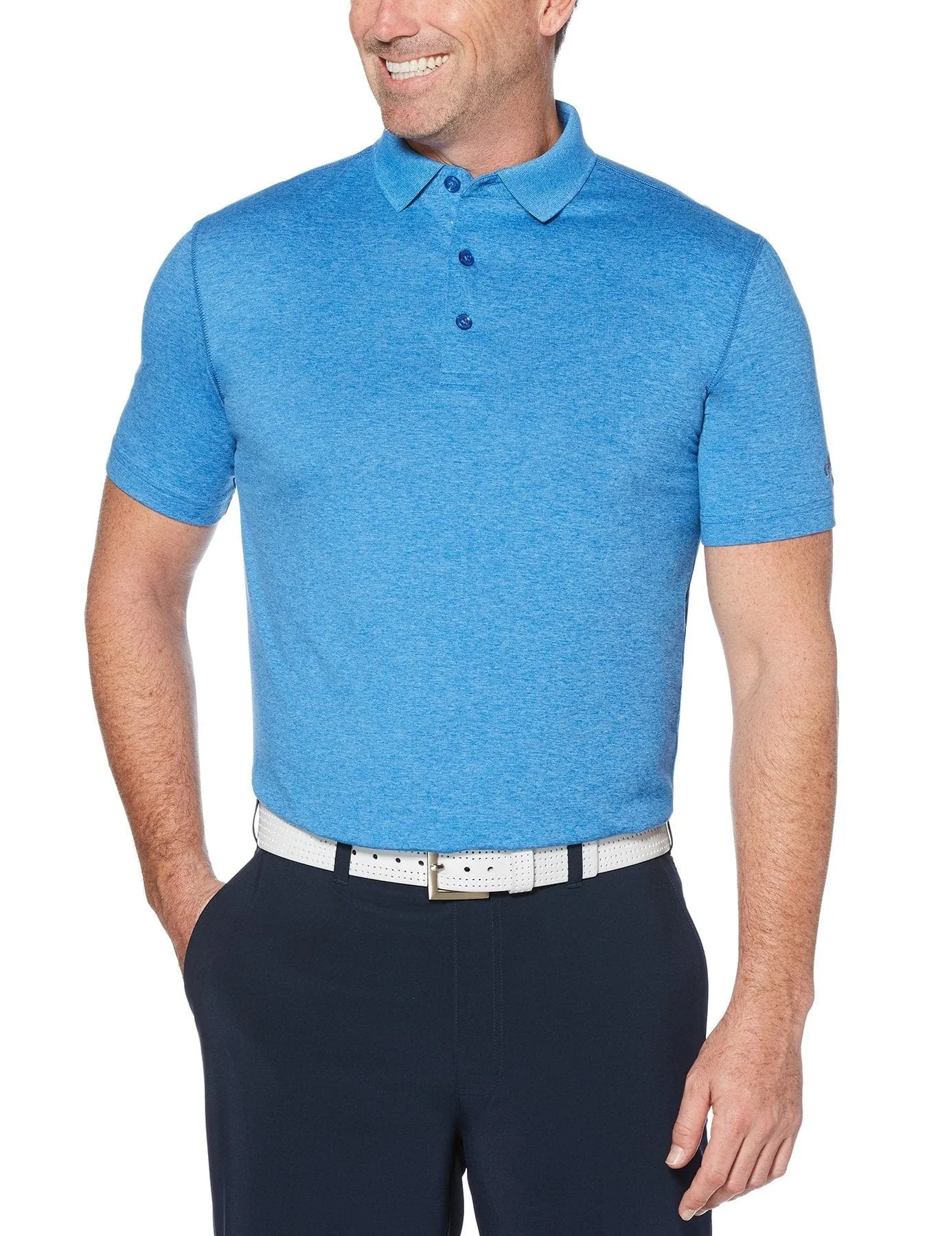 Big & Tall Performance Heathered Polo