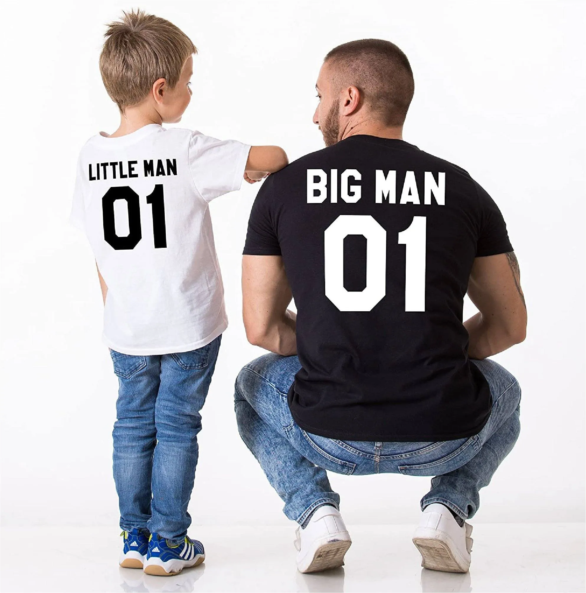 Big Man Little Man Matching T-shirts