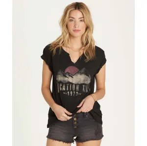 Billabong Women's Buttoned Up Denim Shorts | Black Pebble