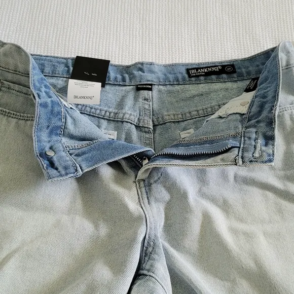 Blank NYC🗽The Fulton Roll Up Denim Shorts