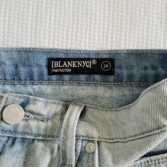 Blank NYC🗽The Fulton Roll Up Denim Shorts