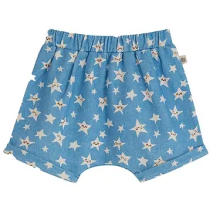 Blue Denim Stars Bloomer Shorts