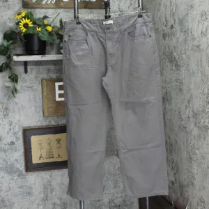 Blue Mountain Mens Straight Leg Denim Jeans 166e86434566c3 Gray 38x30