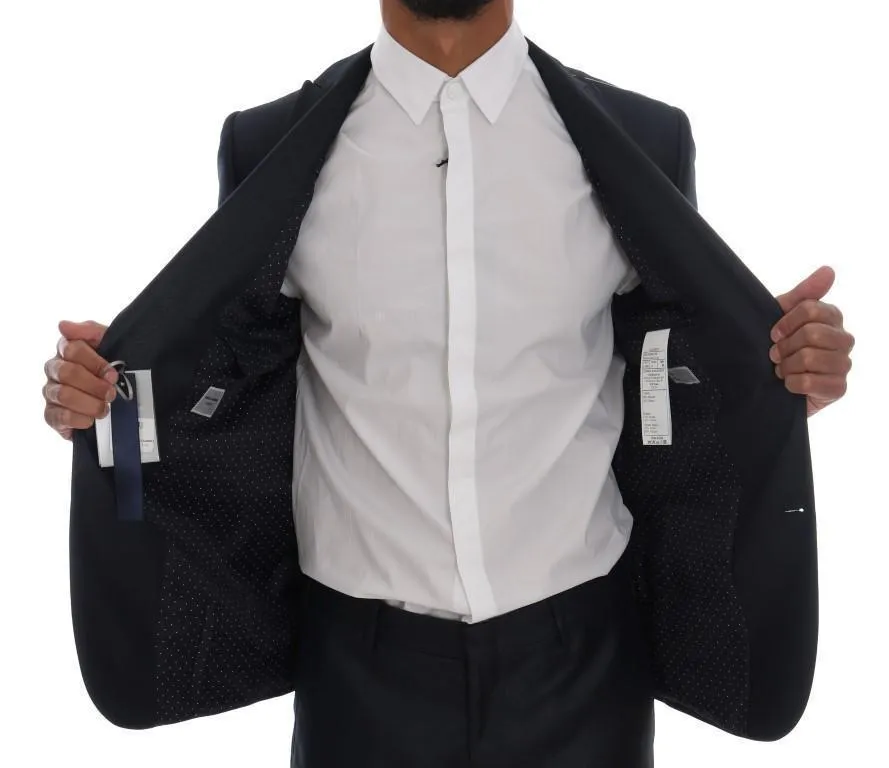 Blue Two Button Slim Fit Suit