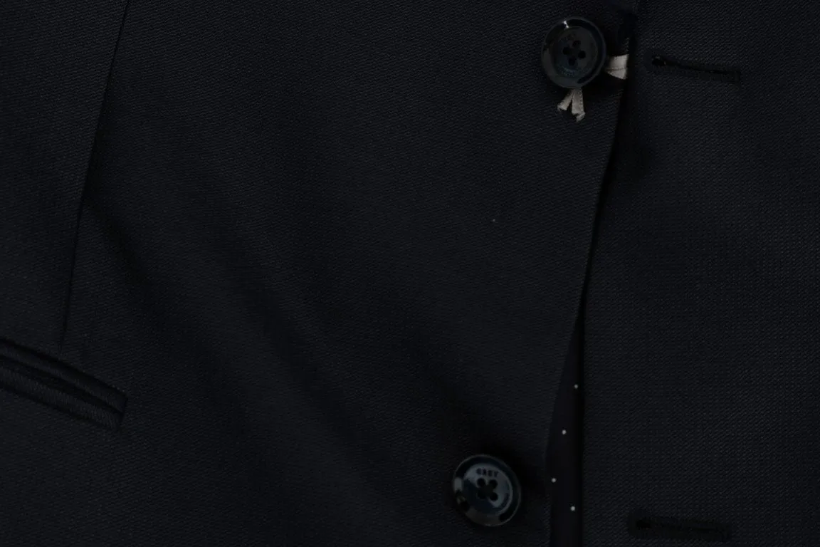 Blue Two Button Slim Fit Suit