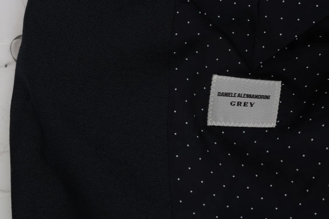 Blue Two Button Slim Fit Suit