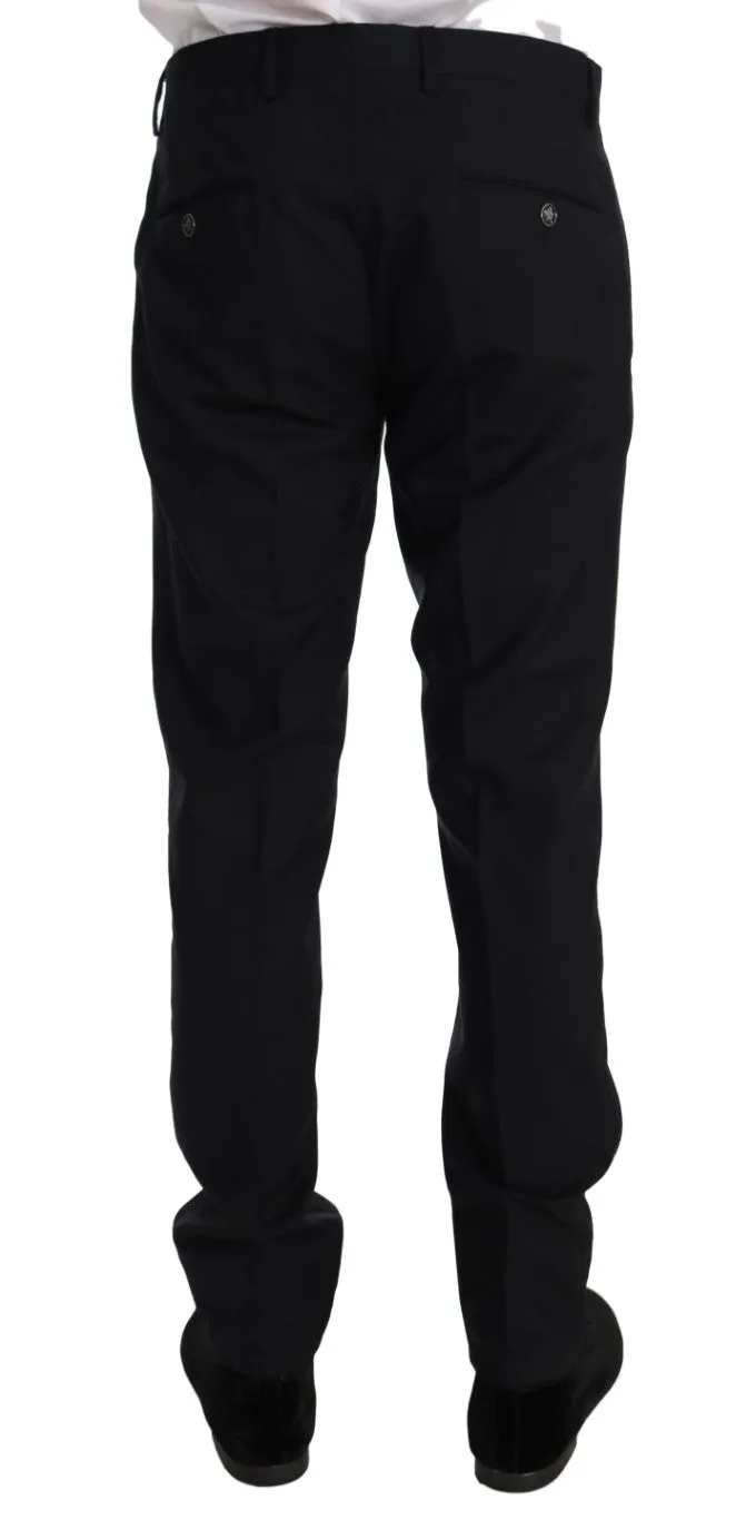 Blue Wool SICILIA Slim Fit 3 Piece Suit