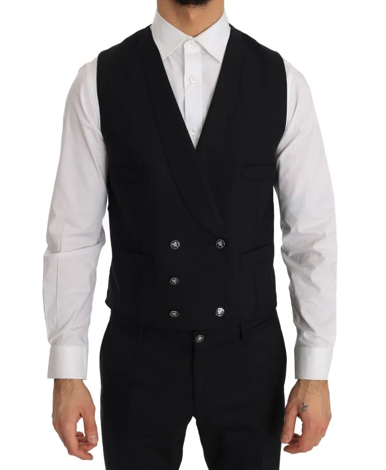 Blue Wool SICILIA Slim Fit 3 Piece Suit