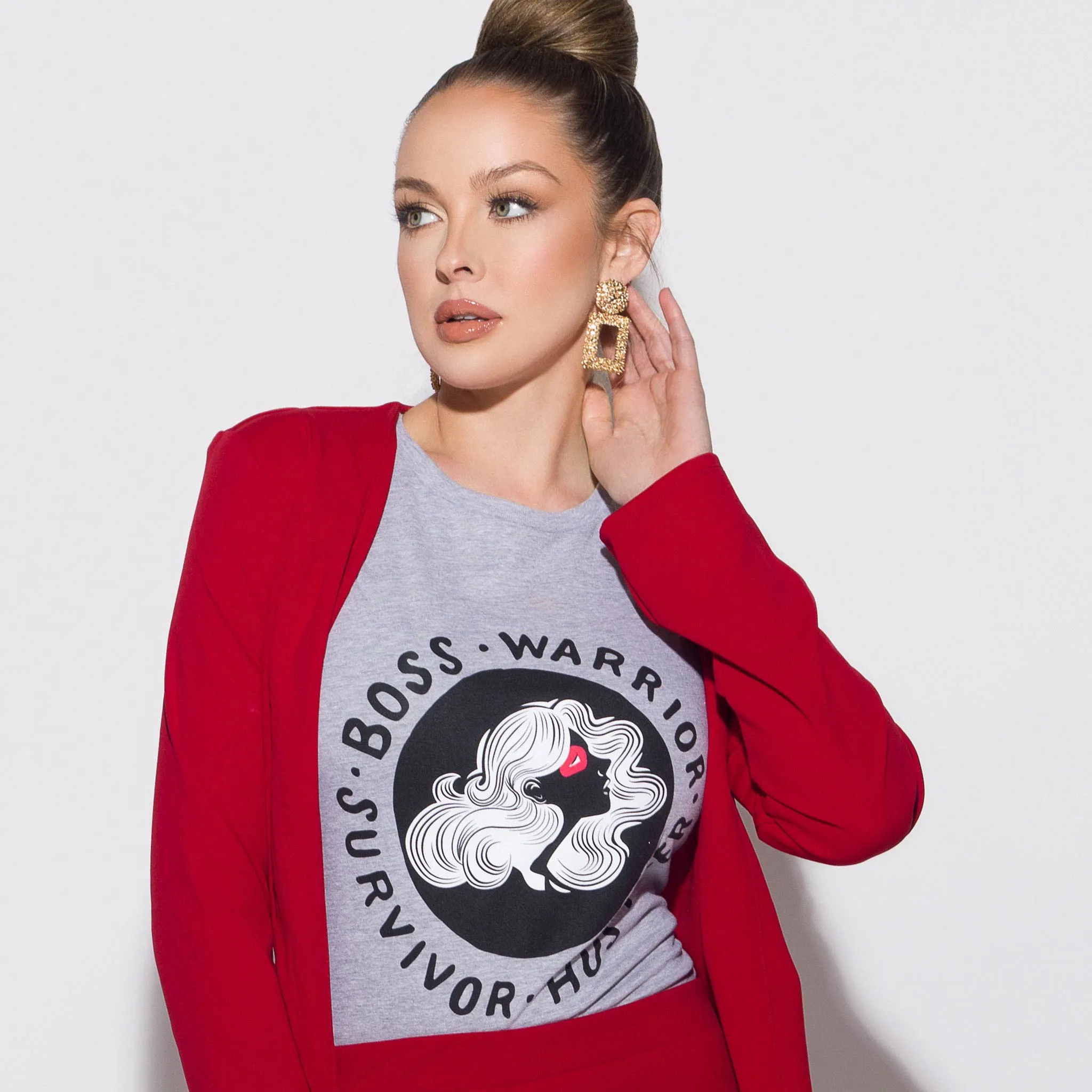 Boss, Warrior, Survivor, Hustler Tee