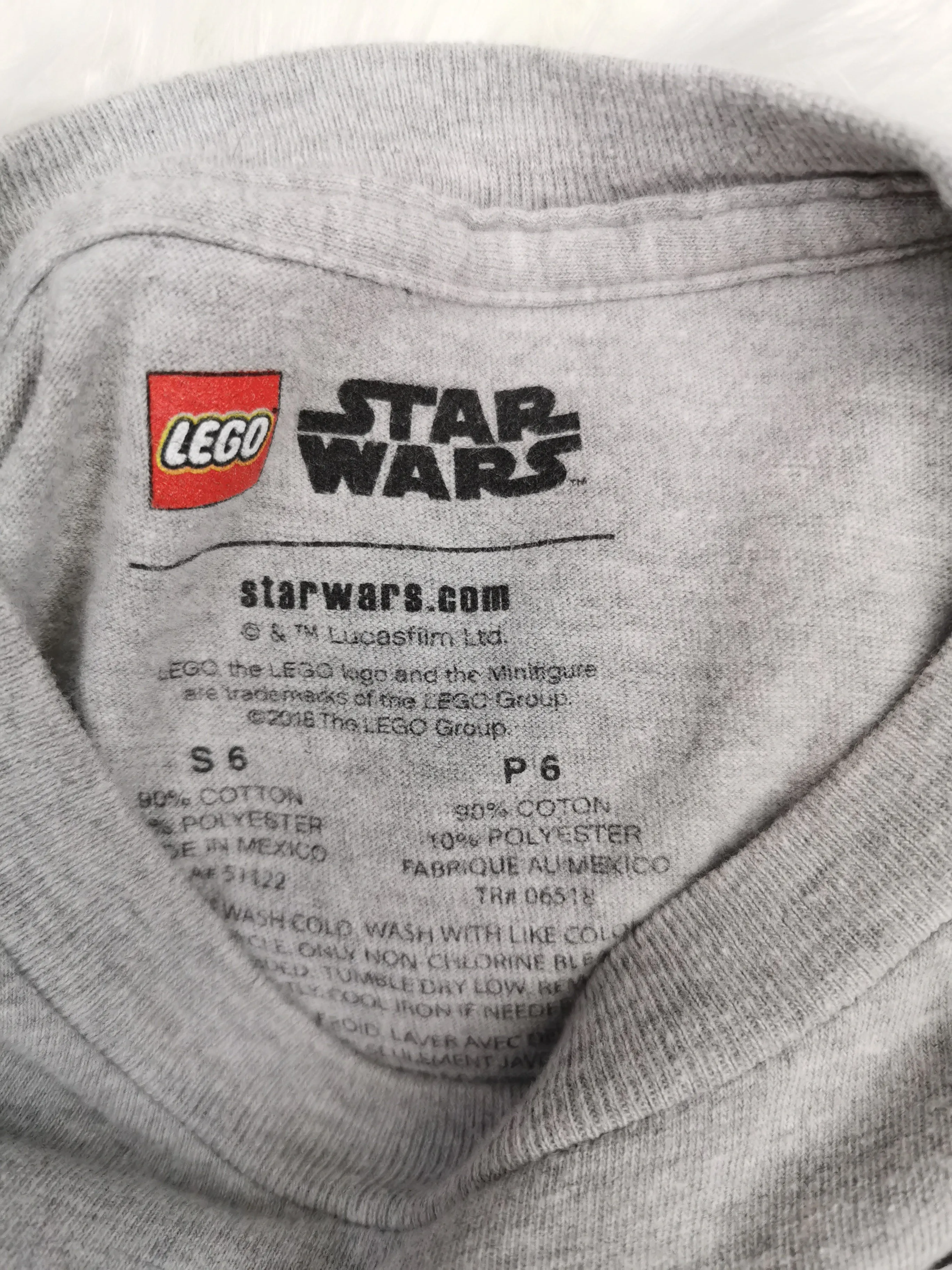 BOY SIZE SMALL (6 YEARS) - LEGO, Star Wars Graphic T-shirt VGUC B49
