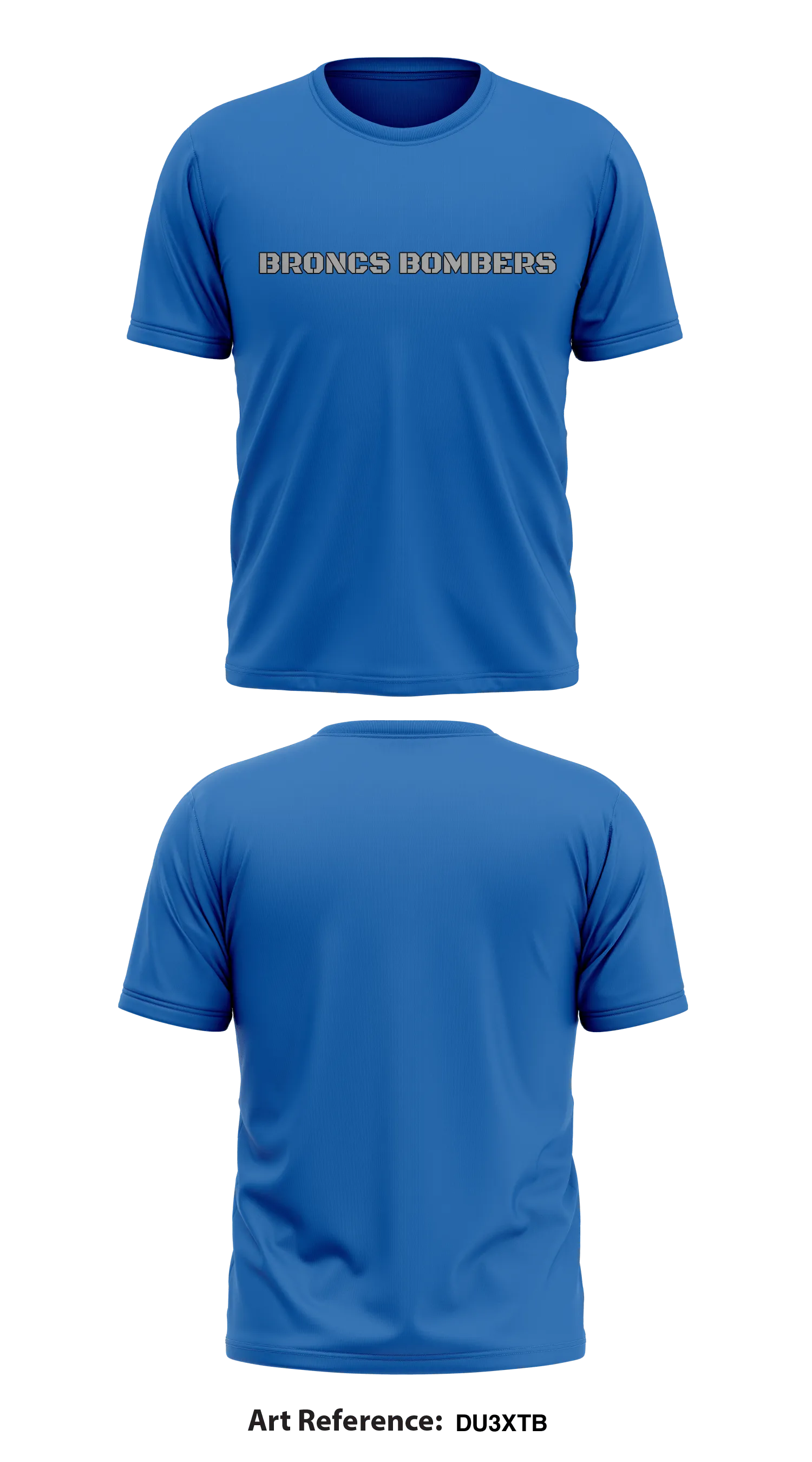 Broncs Bombers Core Men's SS Performance Tee - Du3XtB