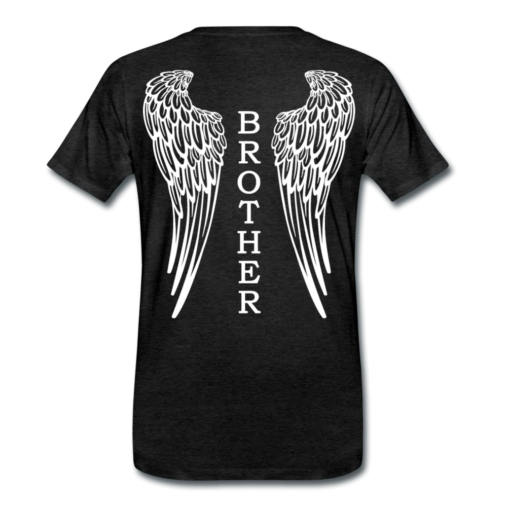 Brother Angel Wings Men's Premium T-Shirt - No Dates