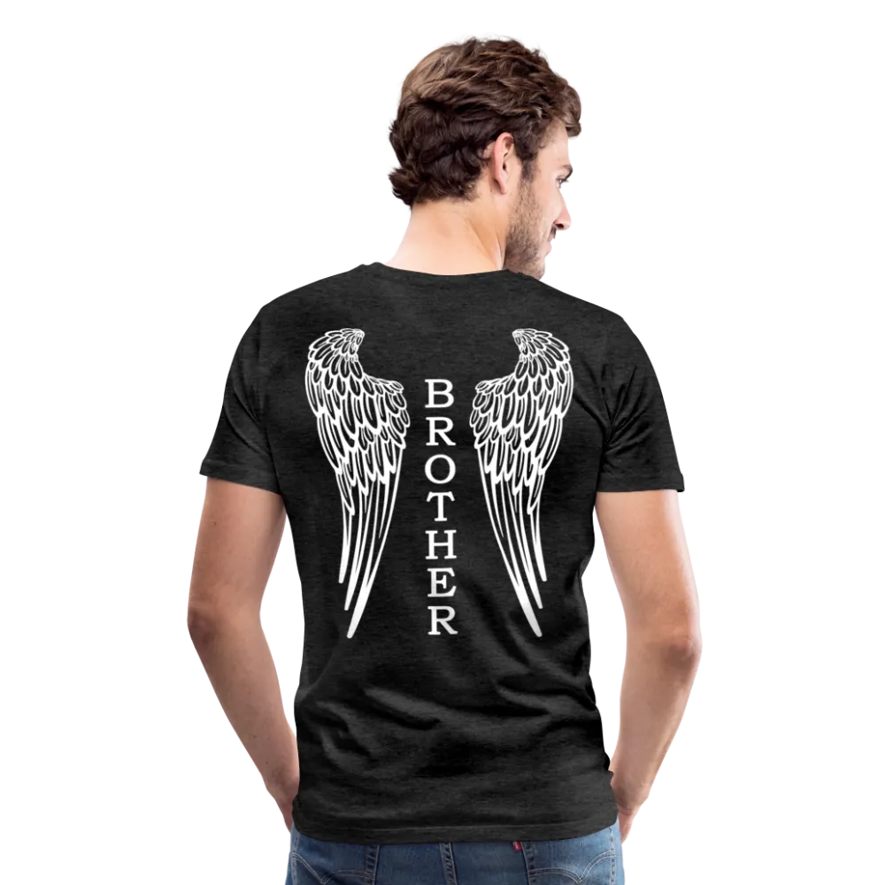 Brother Angel Wings Men's Premium T-Shirt - No Dates
