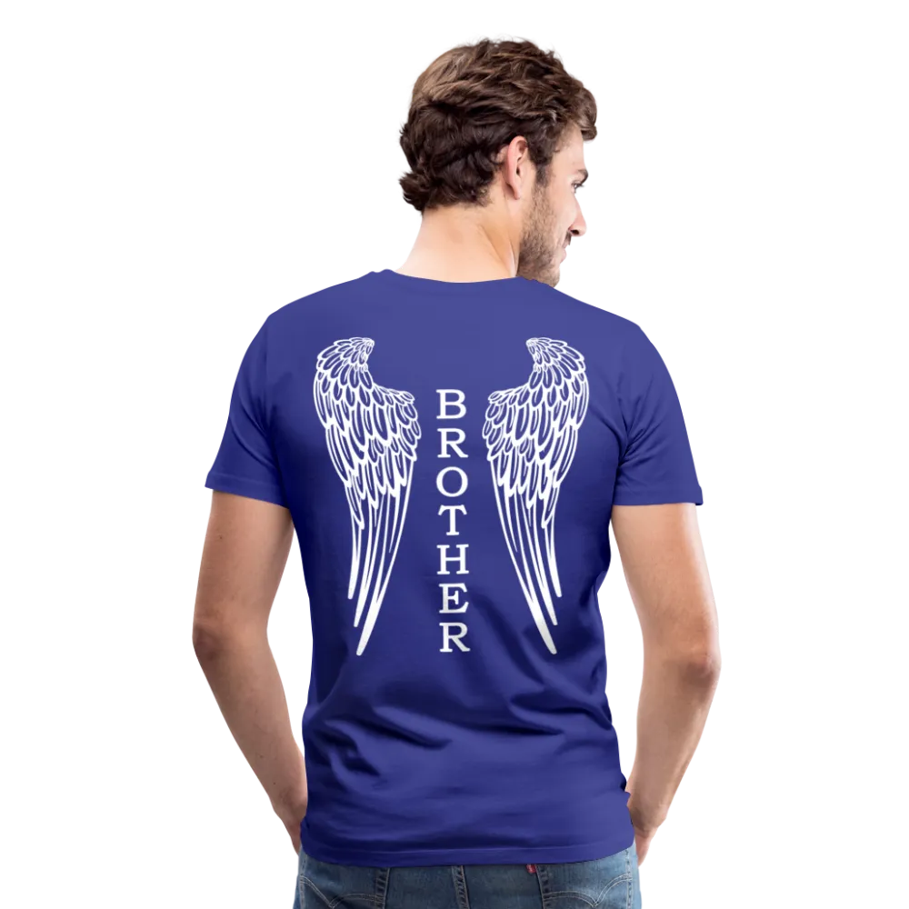 Brother Angel Wings Men's Premium T-Shirt - No Dates