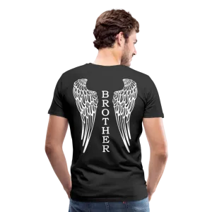 Brother Angel Wings Men's Premium T-Shirt - No Dates