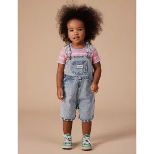 Burton Vintage Washed Denim Overalls
