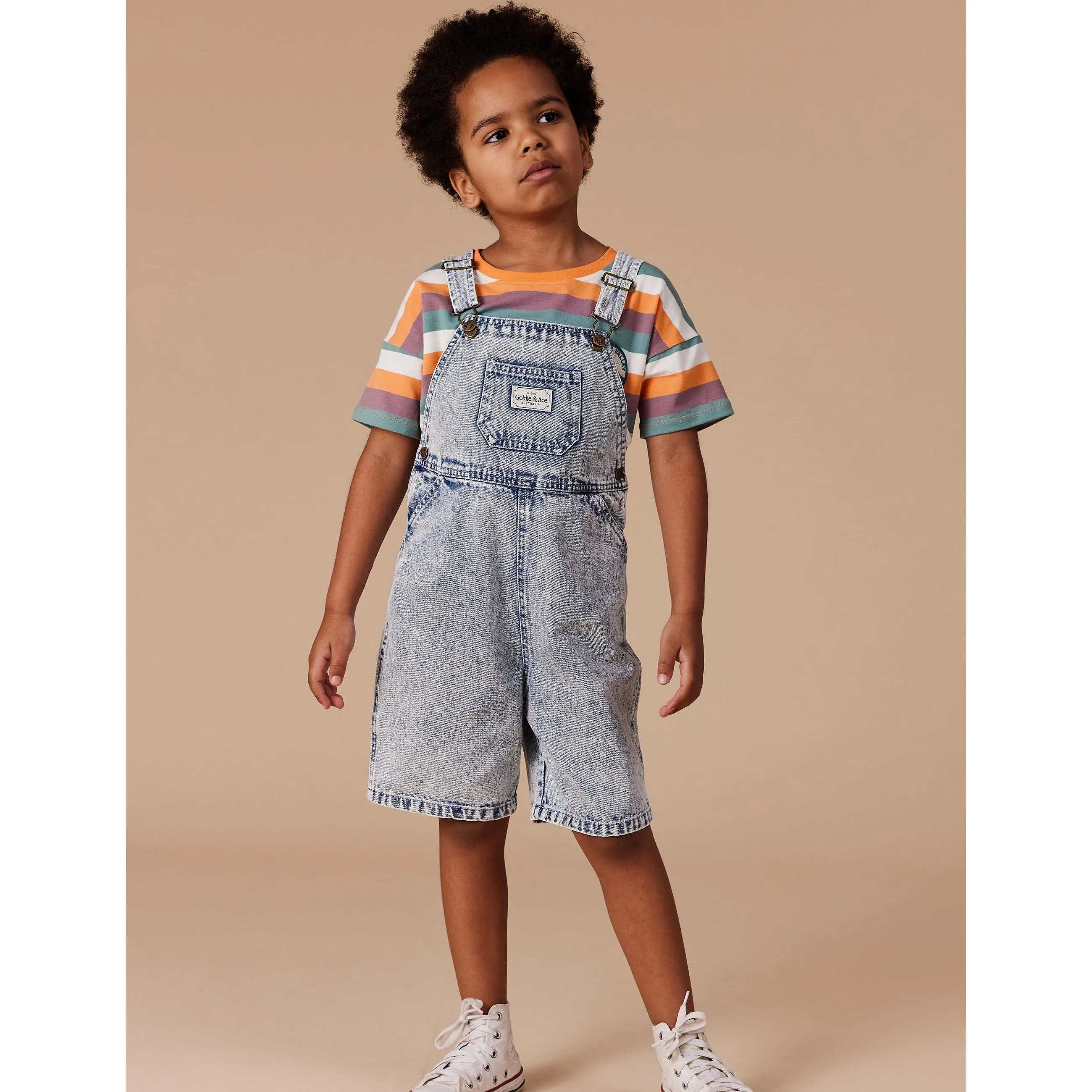 Burton Vintage Washed Denim Overalls