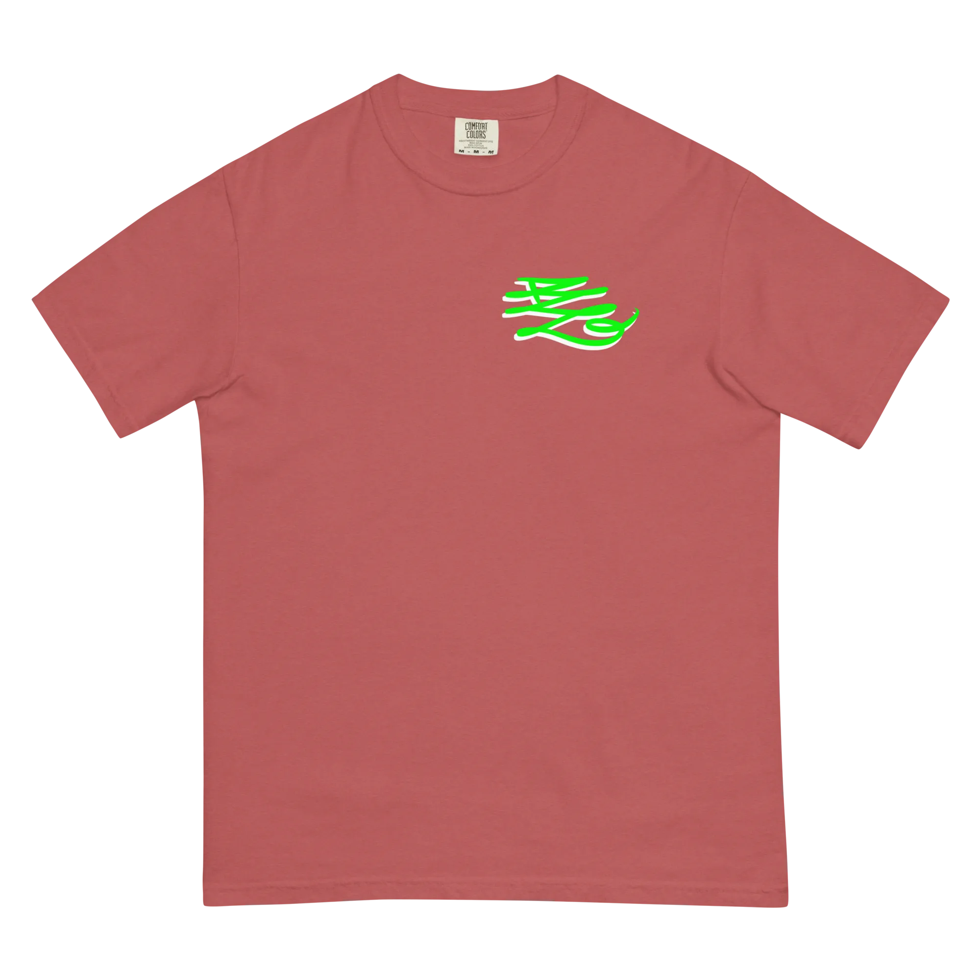 BZ Green Skull Unisex garment-dyed heavyweight t-shirt