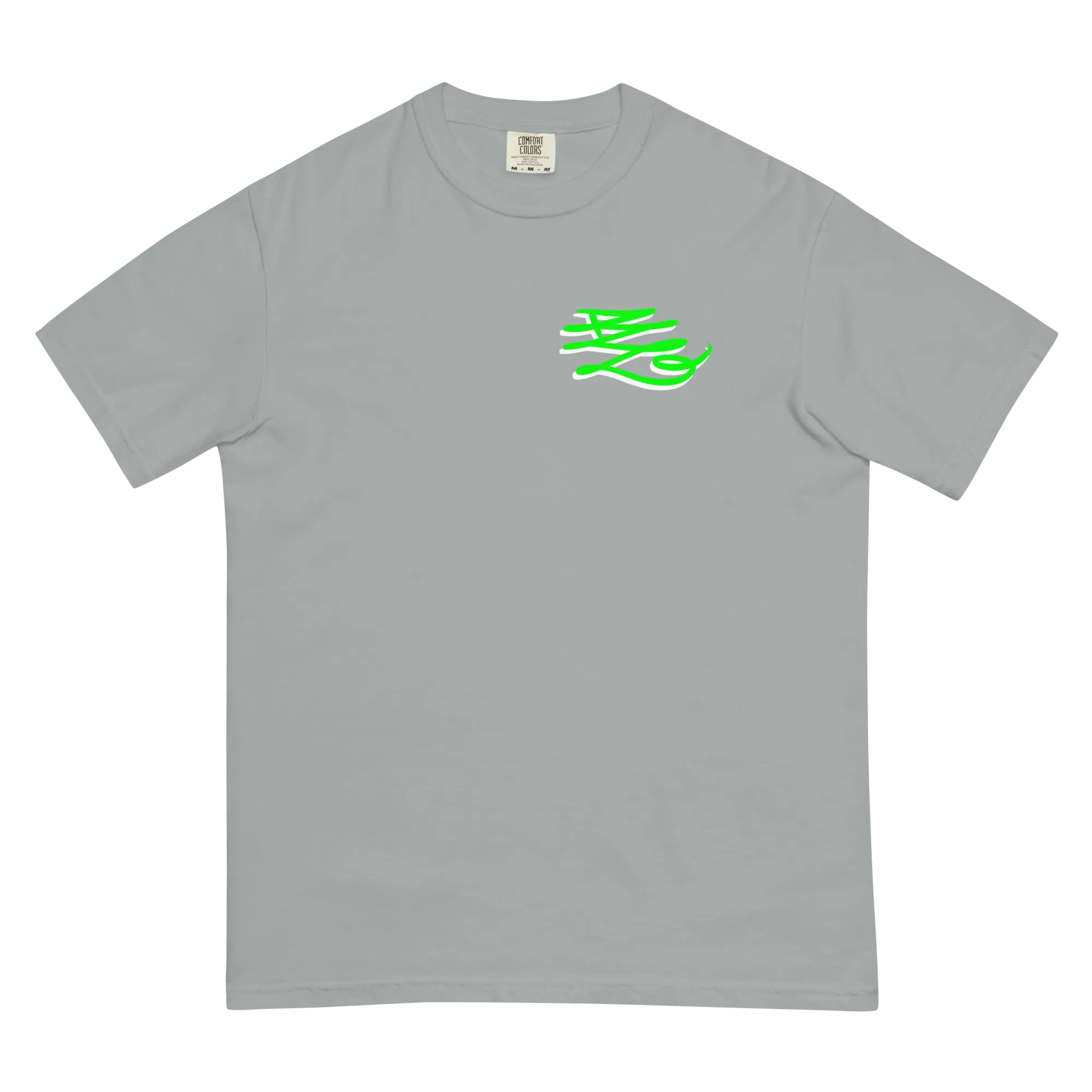 BZ Green Skull Unisex garment-dyed heavyweight t-shirt