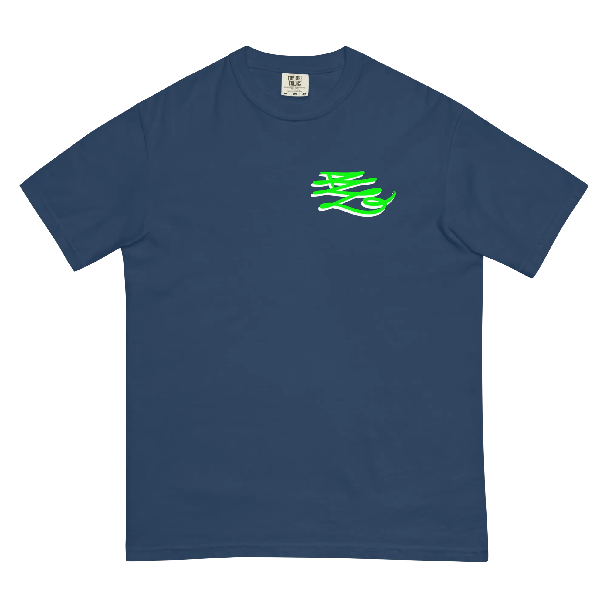 BZ Green Skull Unisex garment-dyed heavyweight t-shirt