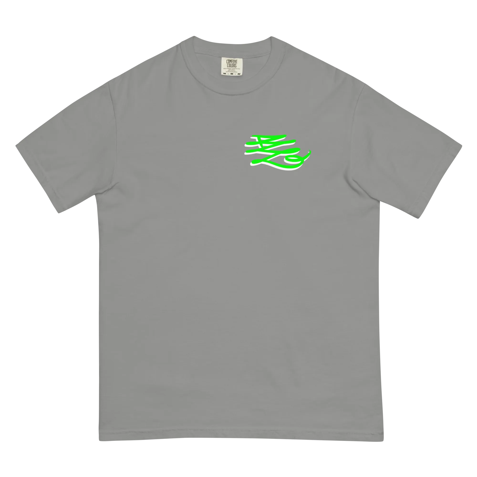 BZ Green Skull Unisex garment-dyed heavyweight t-shirt