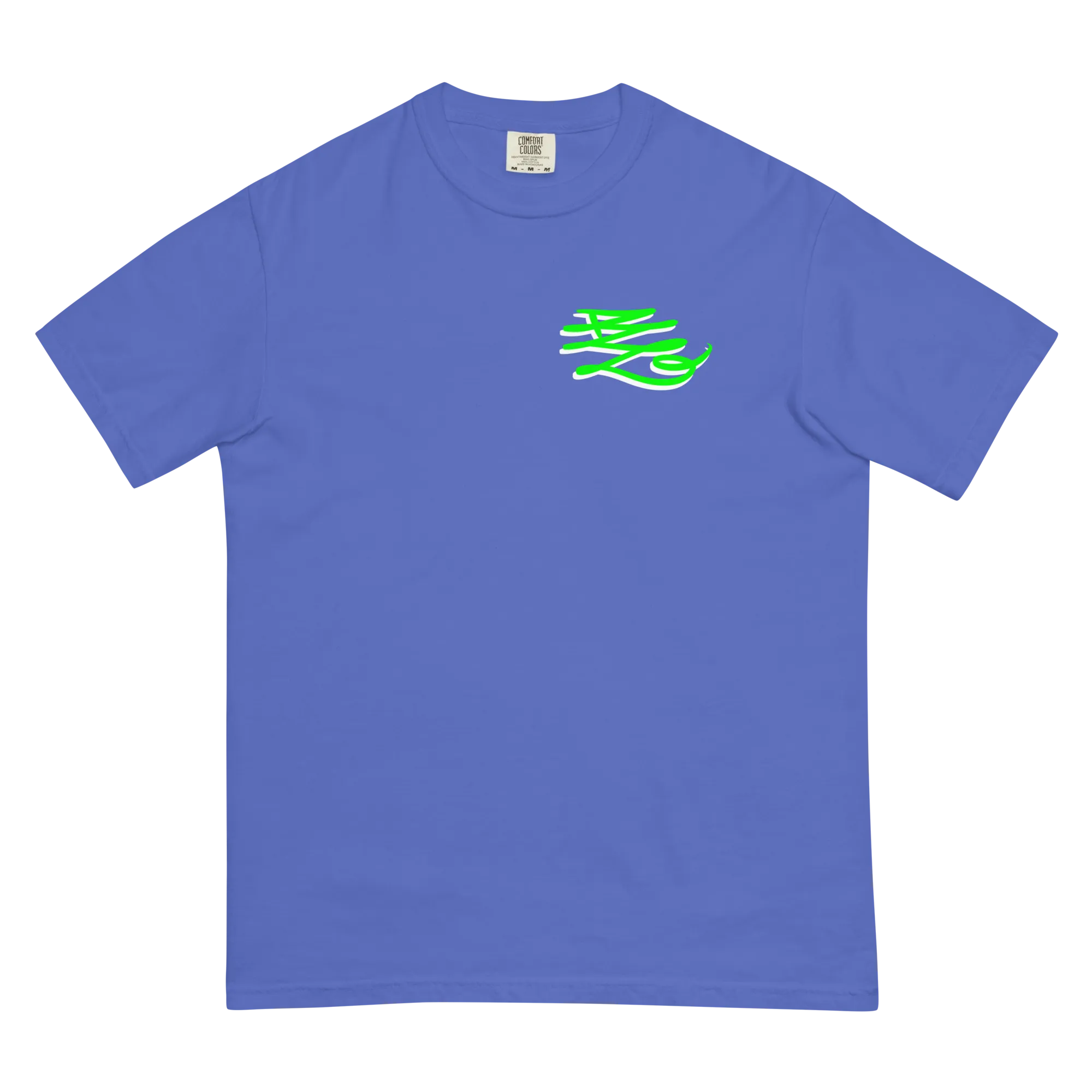 BZ Green Skull Unisex garment-dyed heavyweight t-shirt