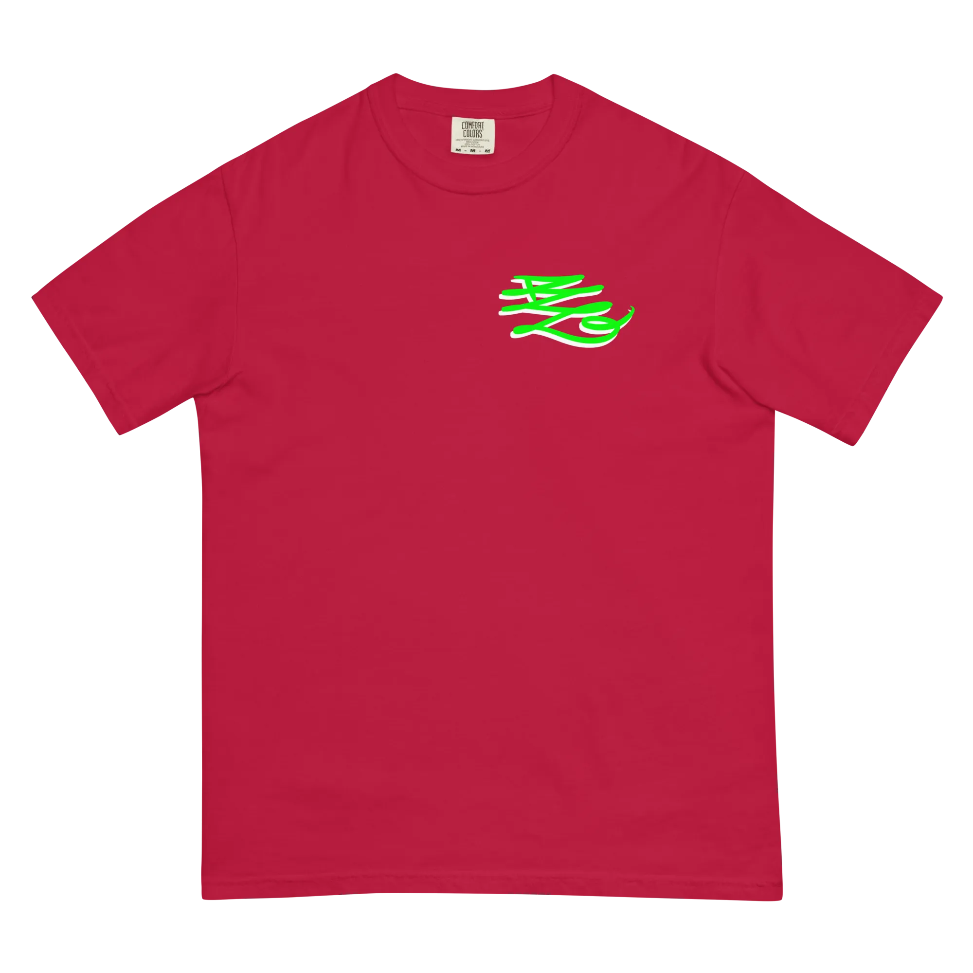 BZ Green Skull Unisex garment-dyed heavyweight t-shirt
