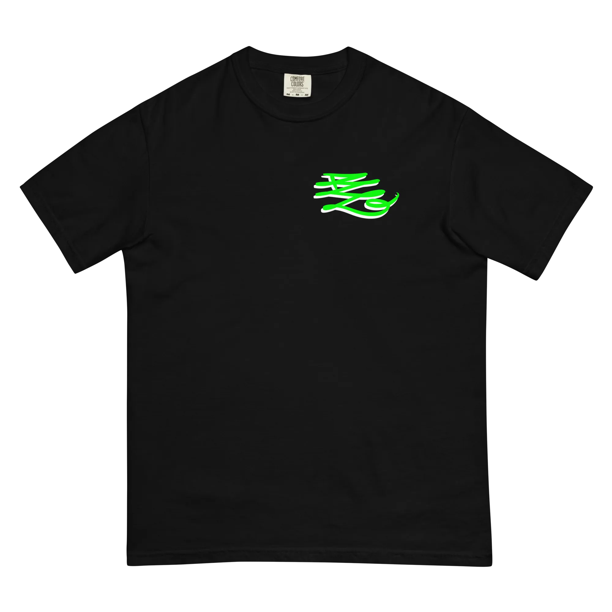 BZ Green Skull Unisex garment-dyed heavyweight t-shirt