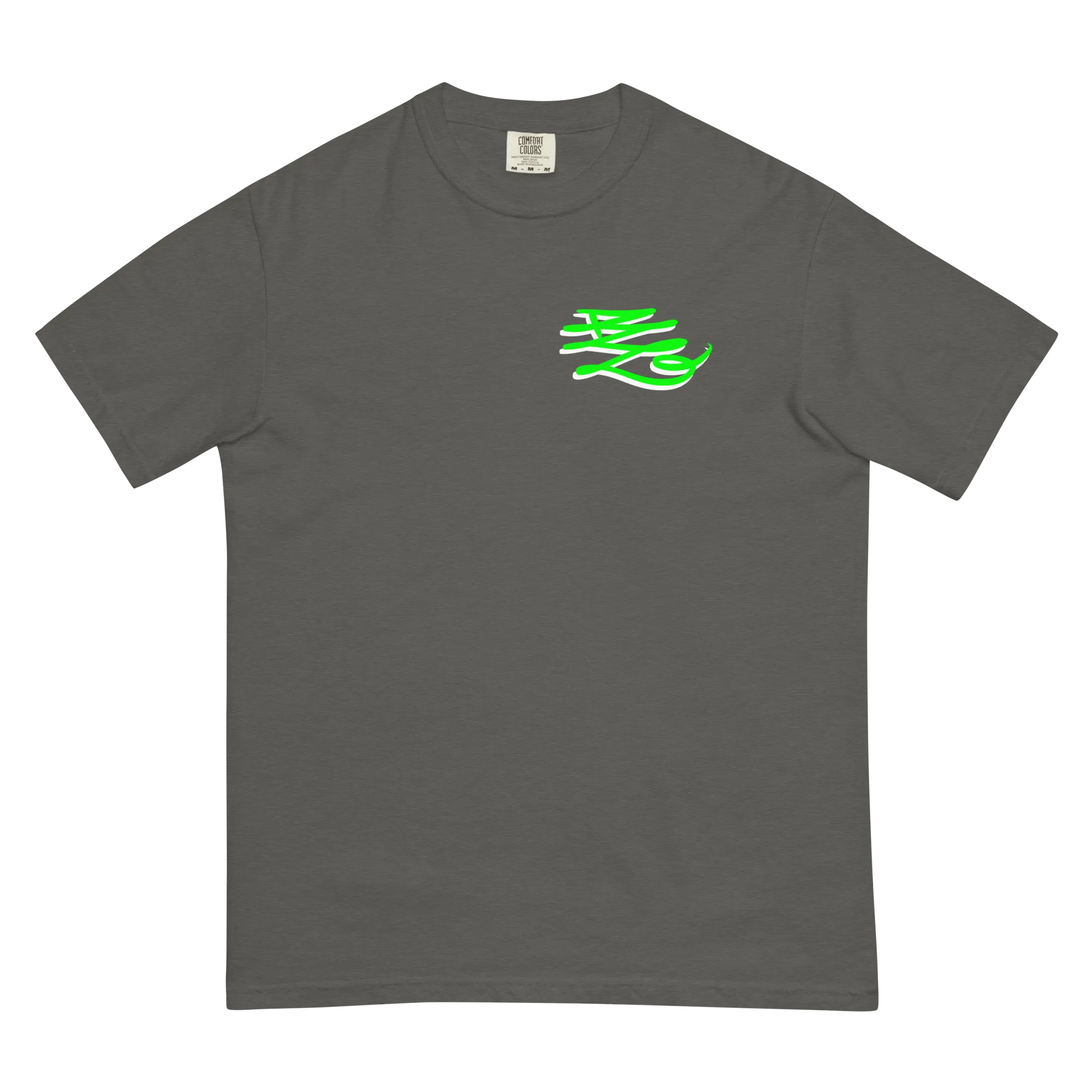 BZ Green Skull Unisex garment-dyed heavyweight t-shirt