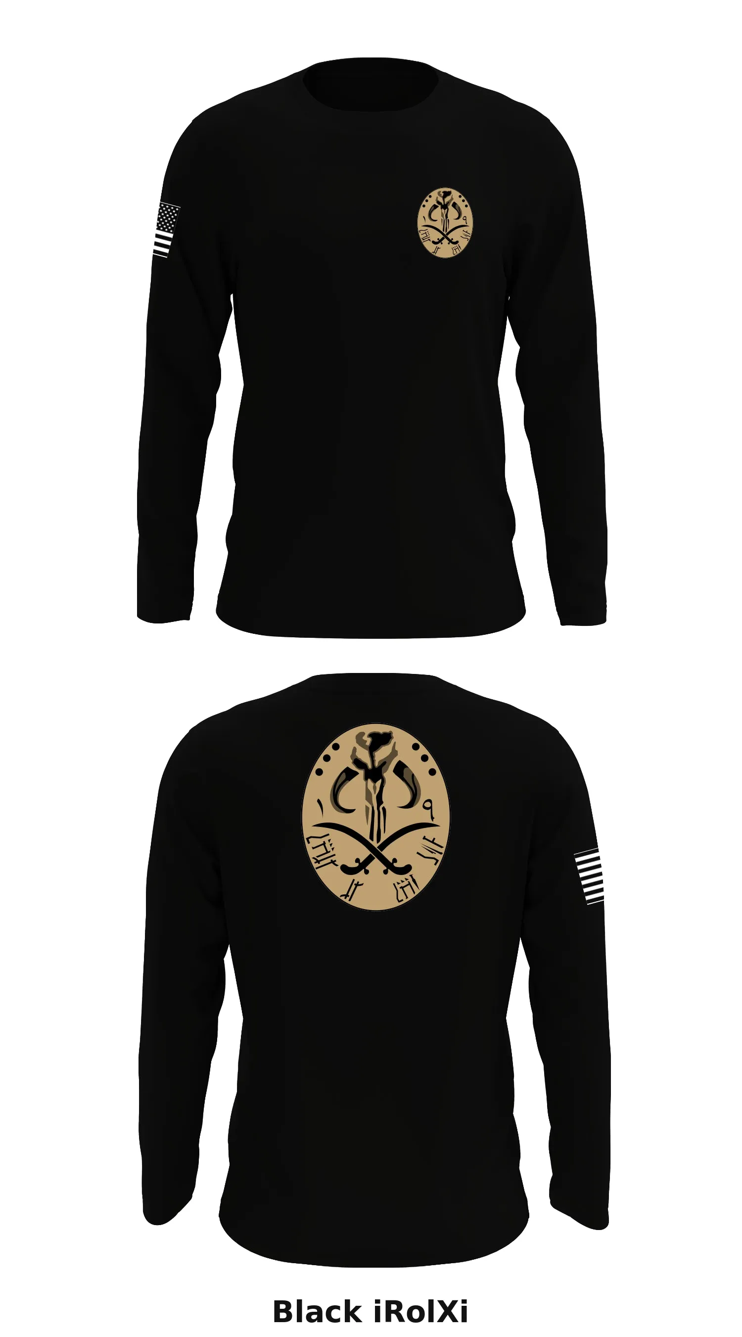 C btry, 4-27 fa bn, 1ad Store 1 Core Men's LS Performance Tee - iRolXi