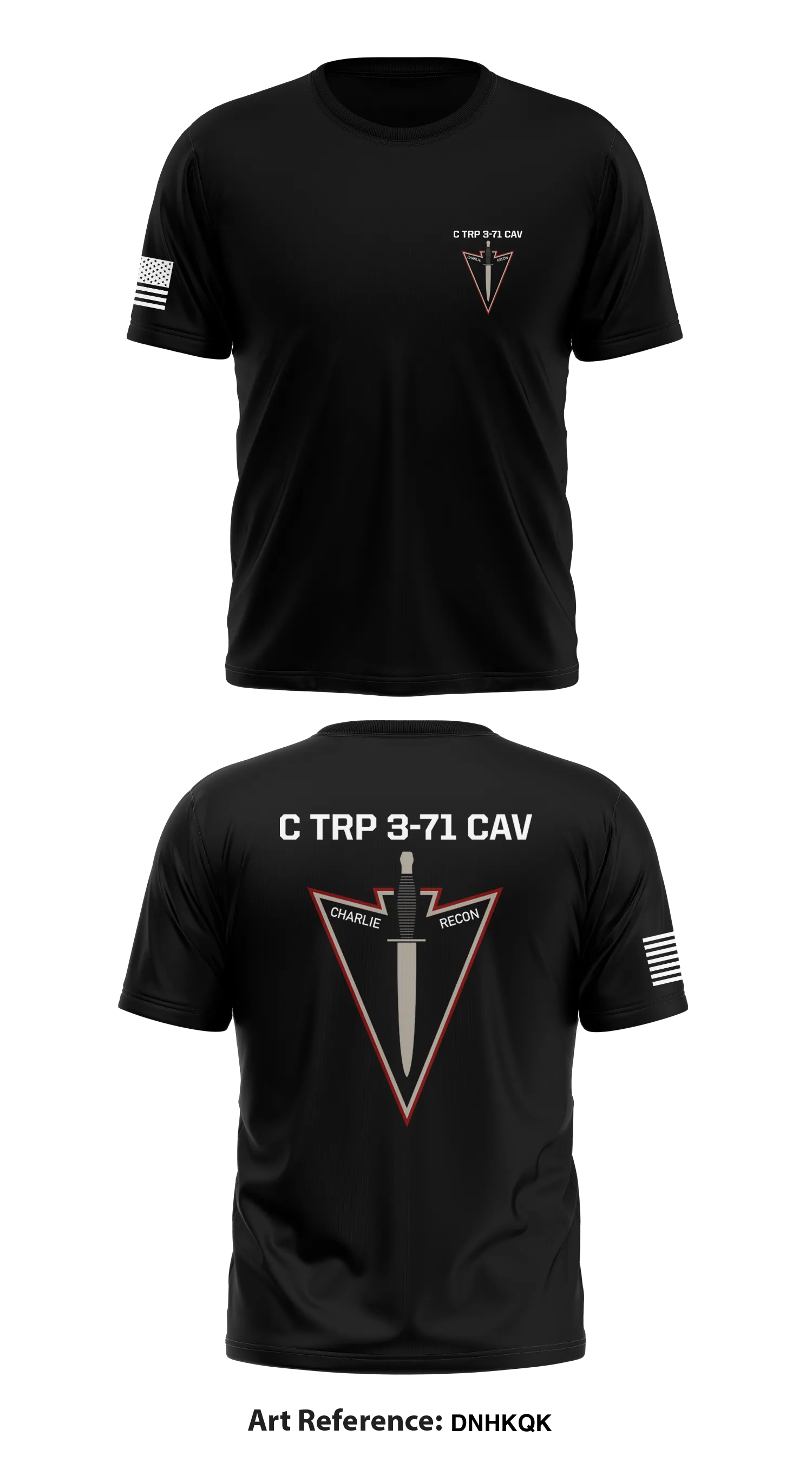 C TRP 3-71 CAV Store 1 Core Men's SS Performance Tee - DnhKQK
