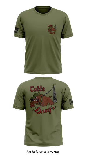 Cable dawgs Store 1 Core Men's SS Performance Tee - 6WvKKw