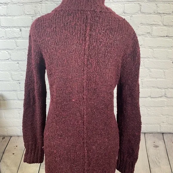 Calvin Klein Maroon Cowl Neck Sweater Dress size Small NWOT