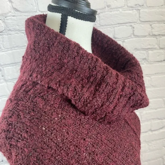Calvin Klein Maroon Cowl Neck Sweater Dress size Small NWOT