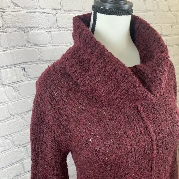 Calvin Klein Maroon Cowl Neck Sweater Dress size Small NWOT