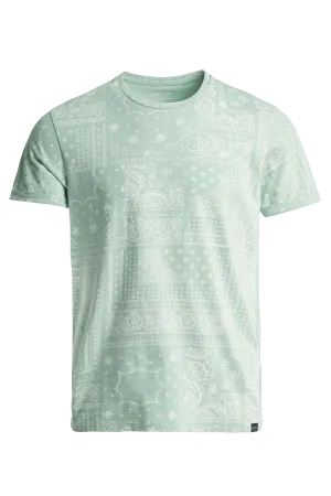 Camiseta blanca con print allover