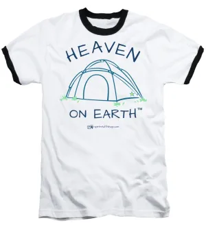 Camping/tent Heaven On Earth - Baseball T-Shirt