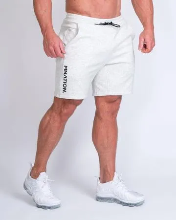 Cargo Shorts - White Marl