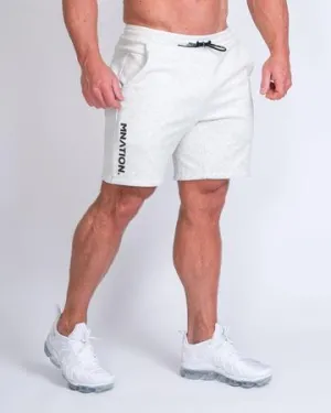 Cargo Shorts - White Marl