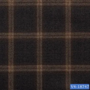 Carob Brown with Light Check Suit