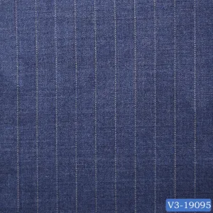 Carolina Denim Blue Dotted Stripe Suit