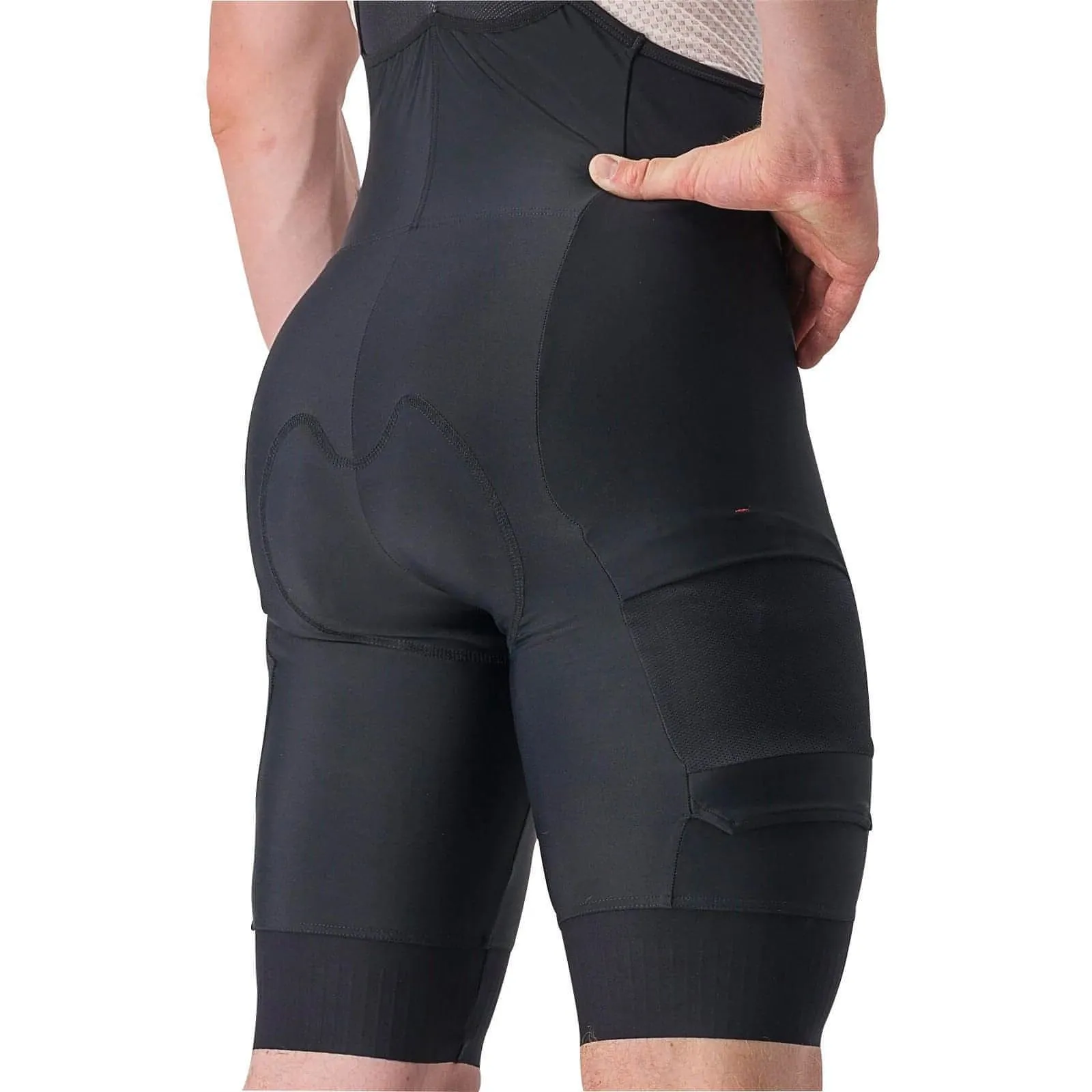 Castelli Unlimited Cargo Mens Cycling Bib Shorts - Black