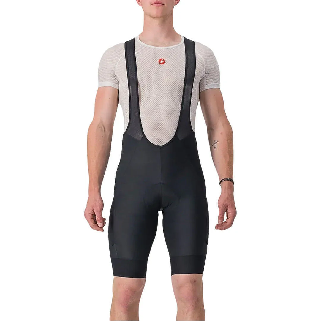Castelli Unlimited Cargo Mens Cycling Bib Shorts - Black