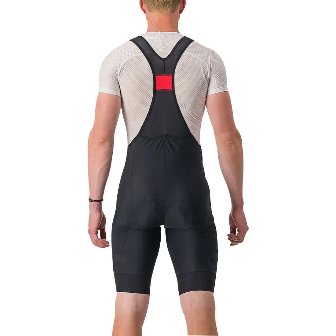 Castelli Unlimited Cargo Mens Cycling Bib Shorts - Black