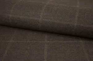 Cedar Brown With Light Windowpane Suit
