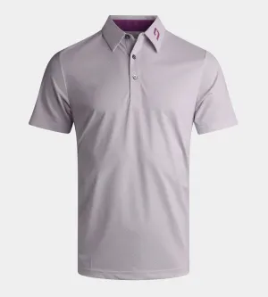 CHEVRON POLO - PURPLE