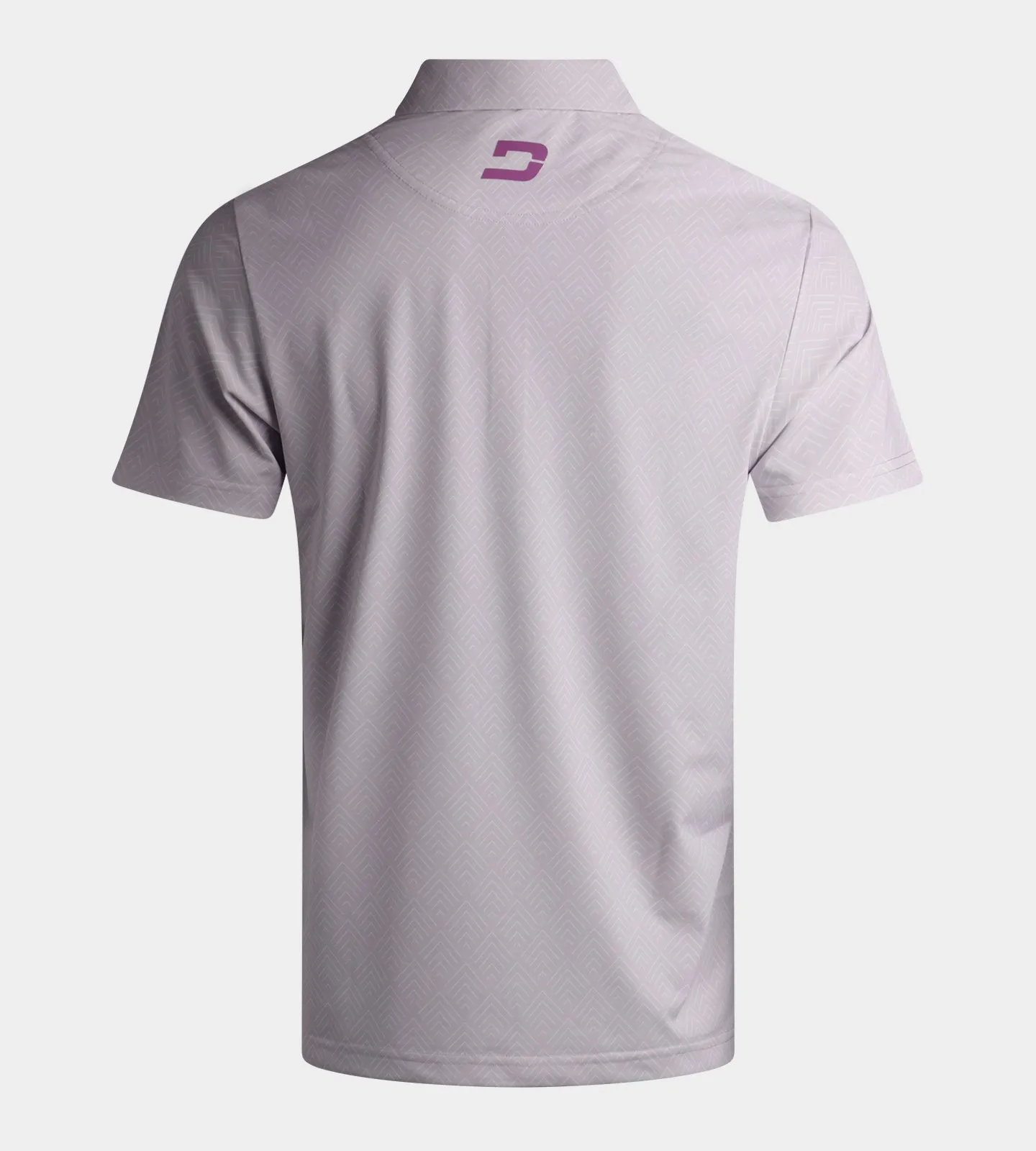 CHEVRON POLO - PURPLE